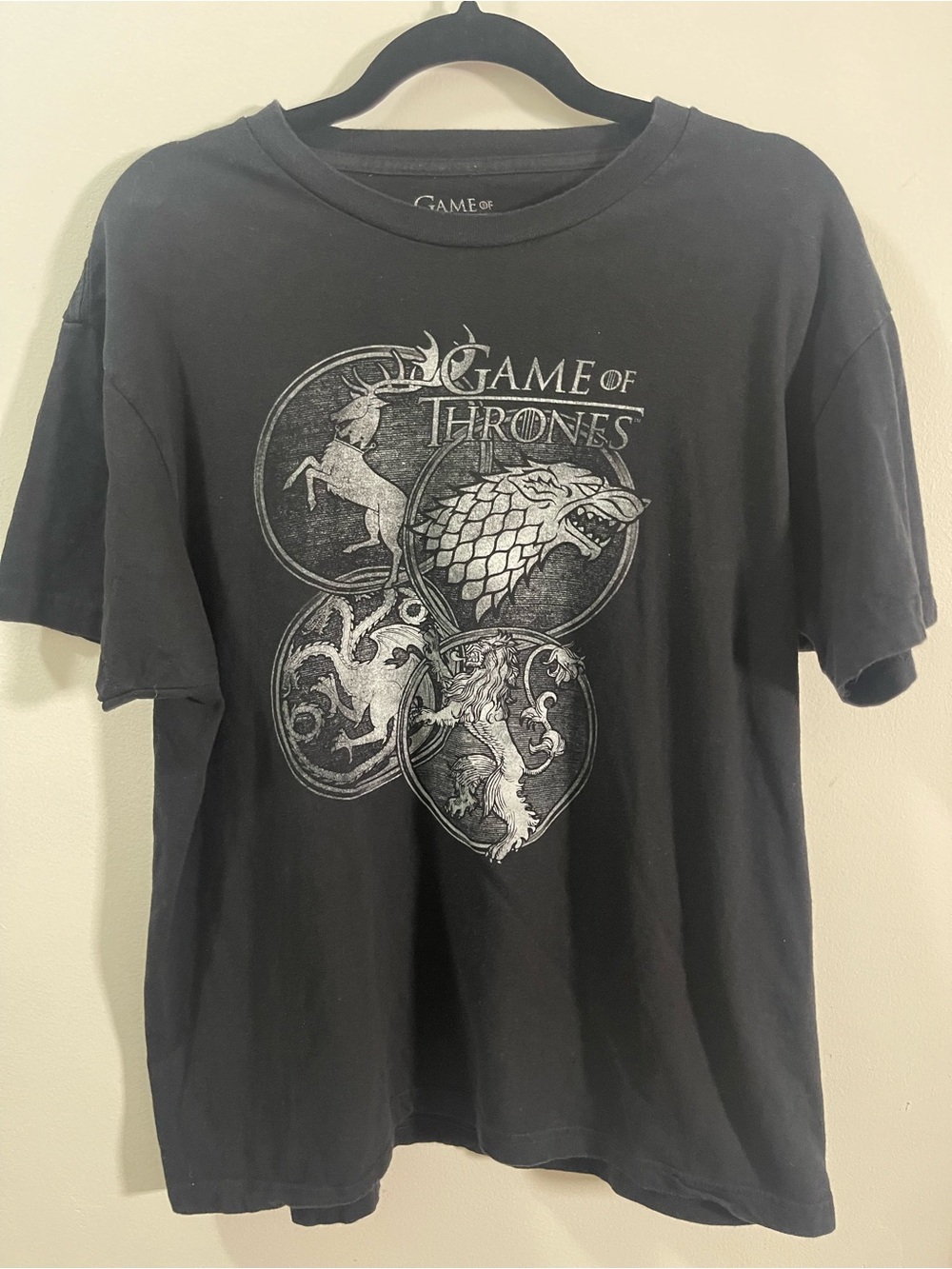 Game of Thrones Black House Sigils Graphic Tee